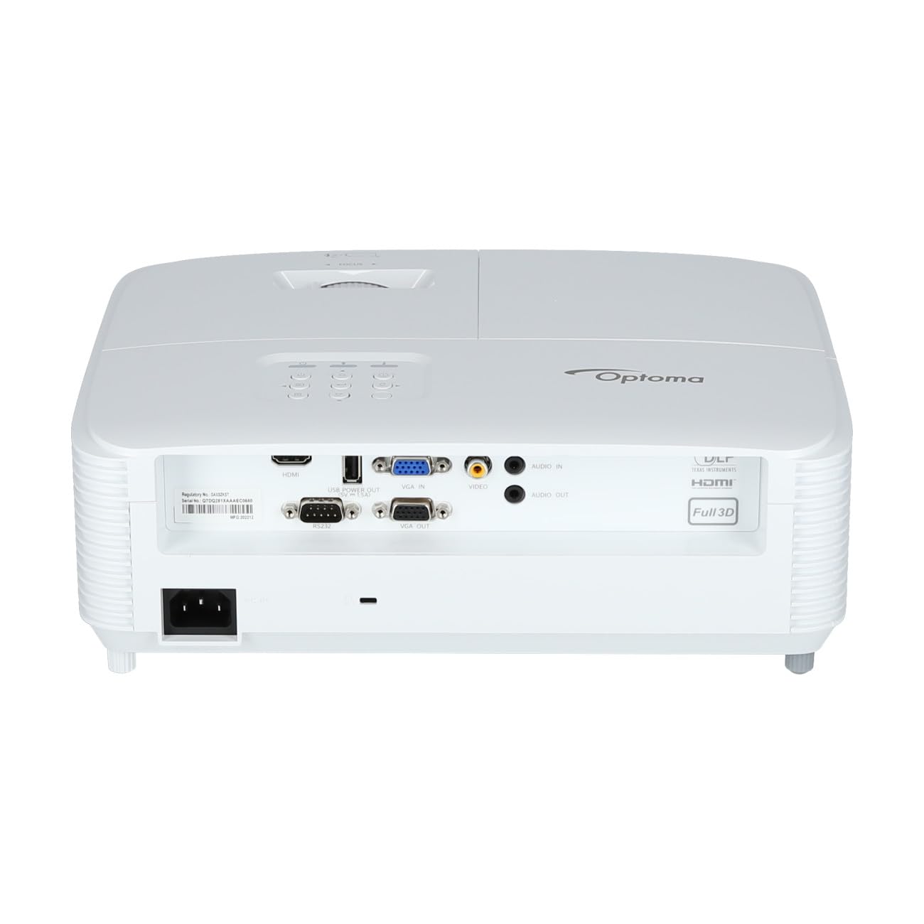 Optoma X309ST vidéo-projecteur Standard Throw Projector 3700 ANSI lumens DLP XGA (1024x768) Compatibilité 3D Blanc