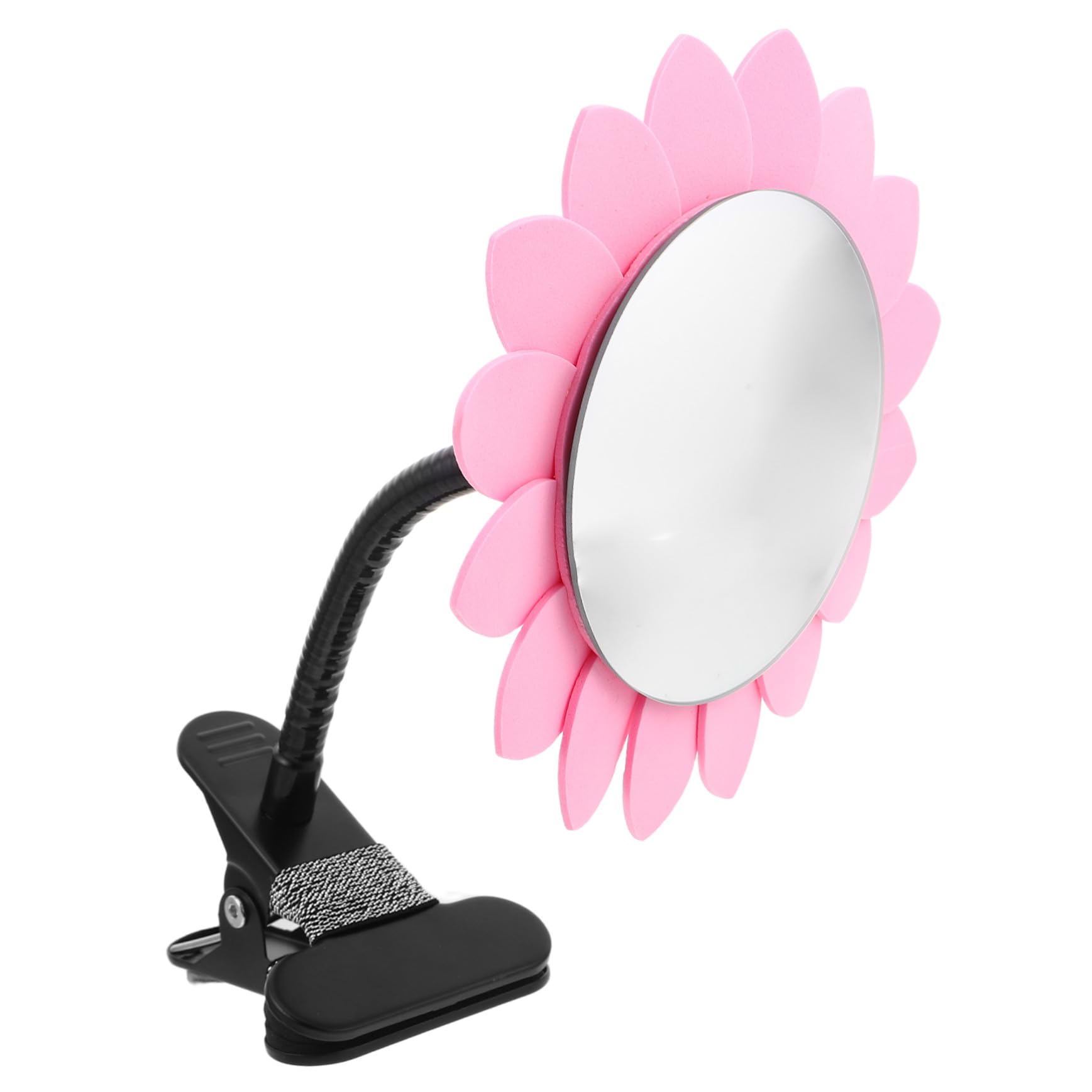 Miroir à clipser pour bureau anti-regard rose avec angle réglable
