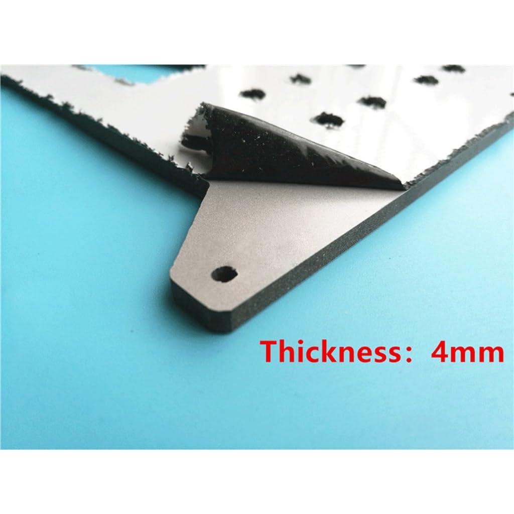 Piastra carrello Y in alluminio anodizzato, 220x200x4mm | For l'aggiornamento del letto termico della stampante