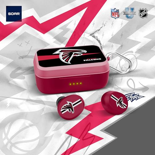 Image of SOAR NFL Wireless Sport Earbuds: Comfortable Fit & Convenient Charging
