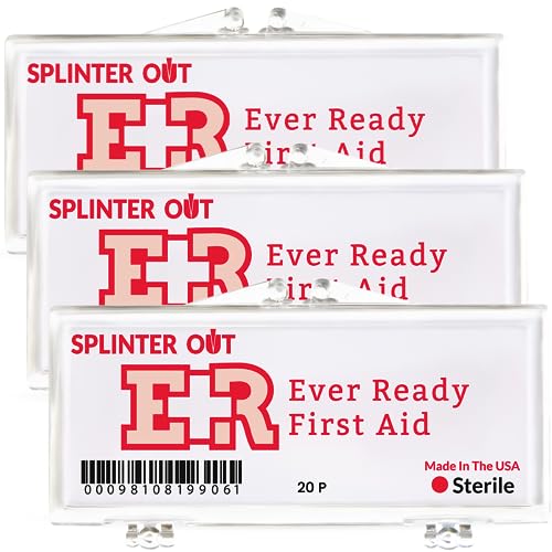 Image of Ever Ready First Aid Splinter Out Splinter Remover, Pack of 3, 20 Packets per case