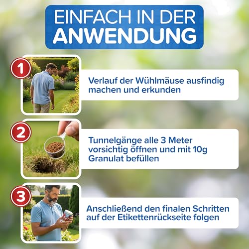 Patronus Wühlmaus Power Granulat 300 g – Effektive Wühlmausabwehr