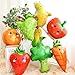 GIHOO 8pcs Fruit & Vegetable Aluminum Foil Balloons for Birthday Decoration - Helium Balloon for Summer Wedding Baby Shower Party Supplies