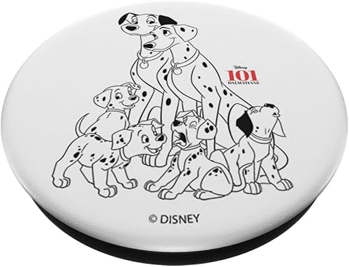 Miniatura 2 de Disney PopSockets de 101 dálmatas con pila de perro intercambiable PopGrip