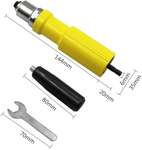 Miniatura 2 de Remache eléctrico 0.094 in-0.189 in remache accesorio tuerca pistola remachadora herramienta adaptador taladro kit inserto mano accesorios de