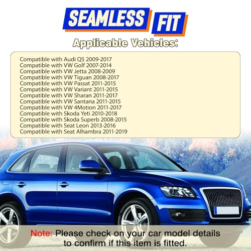 Parasol de techo Riloer gris para Audi Q5 y VW 1K9877307A 6