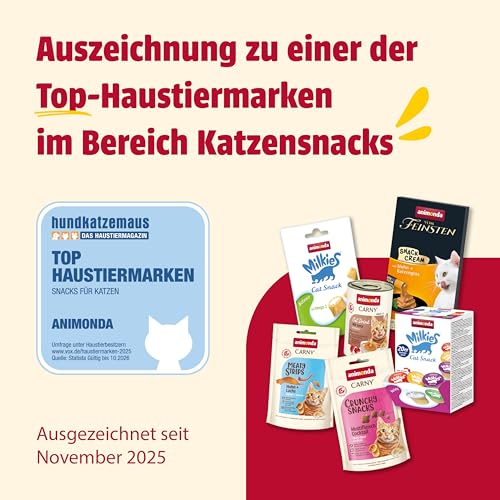 animonda Carny Drink Katzensnack Drink Mix (8 x 140ml), Katzensuppe, Katzensnack ohne Milch, Getreide ohne Zucker