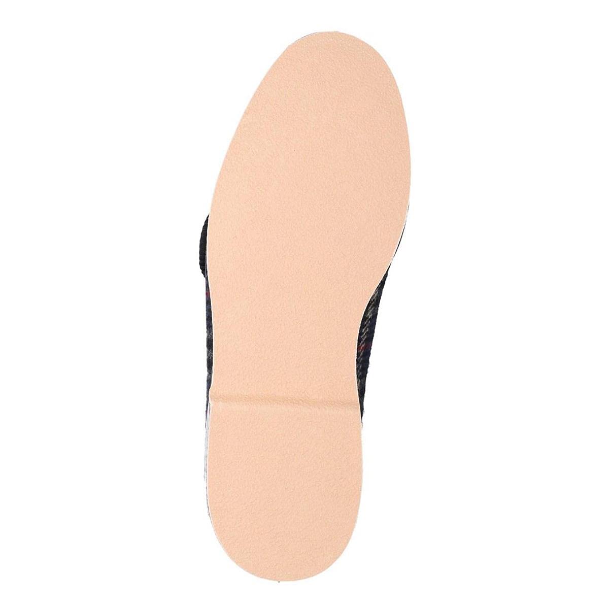 Gbs Touch Fastened Textile Lined Mens Slippers - Checkered - Size 6 7 8 9 10 11