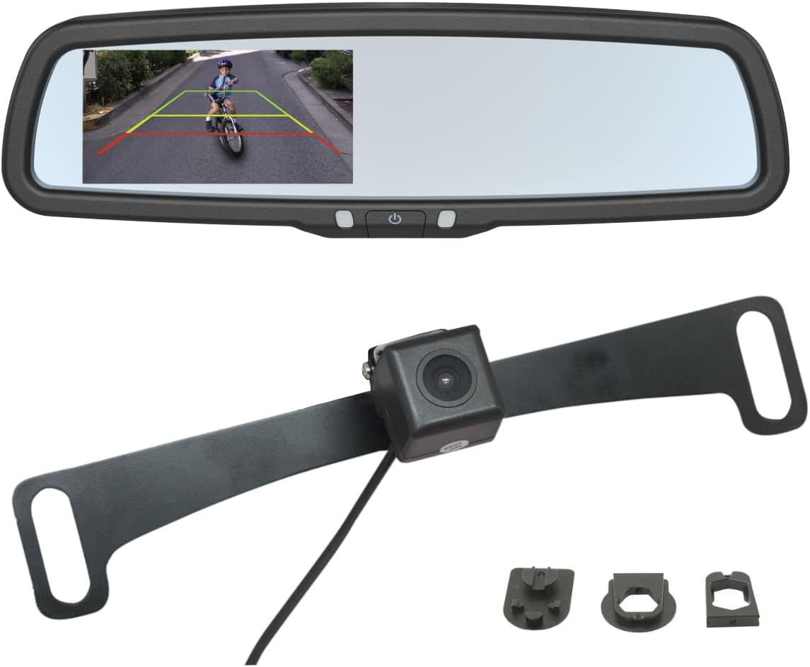 EchoMaster Rearview Mirror Monitor and Backup Camera with