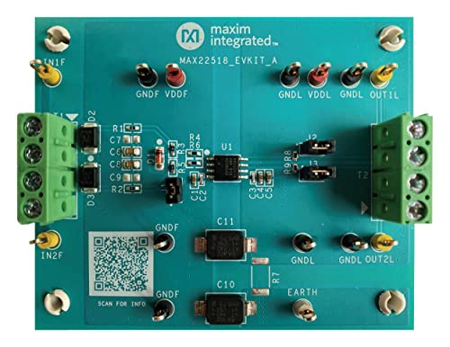KIT EVAL, AISLADOR DIGITAL, Kits de Desarrollo de Interfaz/Comunicaciones, Cantidad.1 | MAX22518EVKIT#