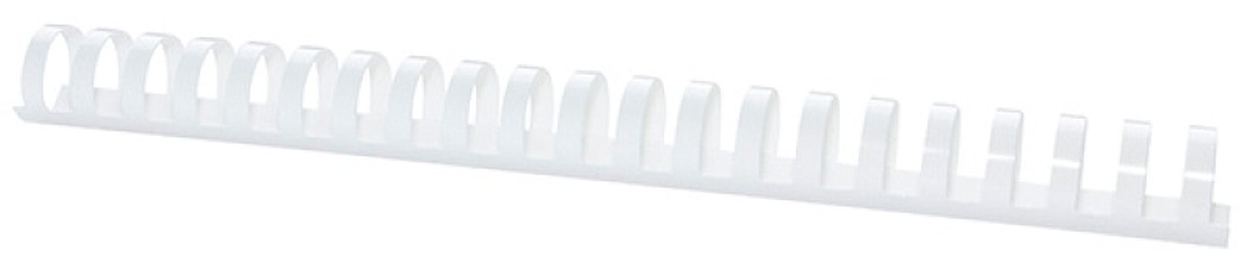 Grzbiety do bindowania Office Products A4 plastikowe 50 sztuk biale
