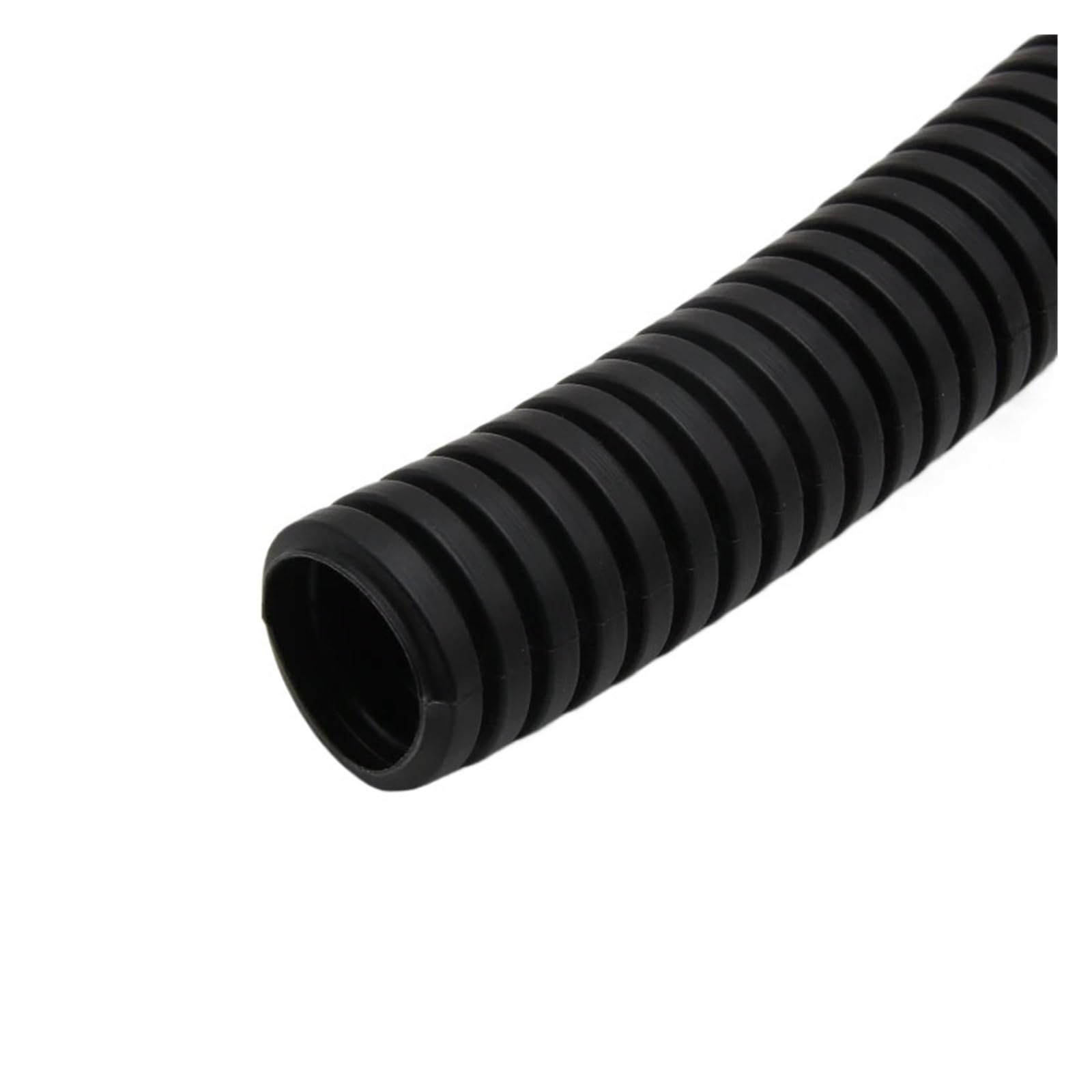 1/5/10 metri, guaina protettiva flessibile for cavi, guaina protettiva in plastica, tubo corrugato for cavi neri(Black Closure,ID 12MM_10 METERS)
