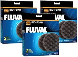 Fluval (6 Pack) FX5/FX6 Bio-Foam (3 Packages with 2 Inserts Each)