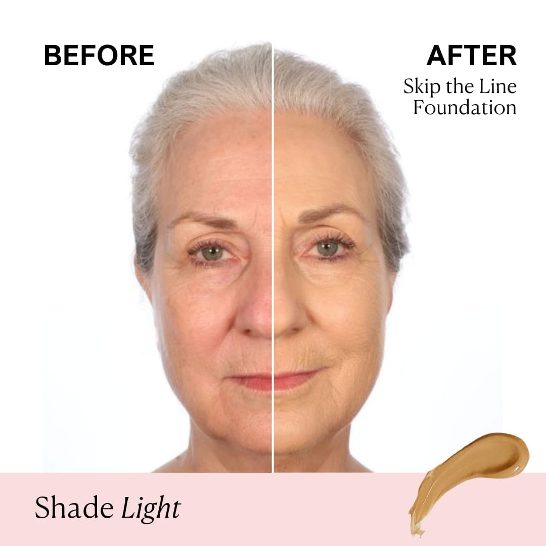 Nakery Full Coverage Foundation for Women - 5 in 1 Plumping Liquid Foundation Makeup - Serum Infused Makeup Foundation Smart Color Adapt with Niacinamide & Hyaluronic Acid for All Skin Types - Light - Image 6