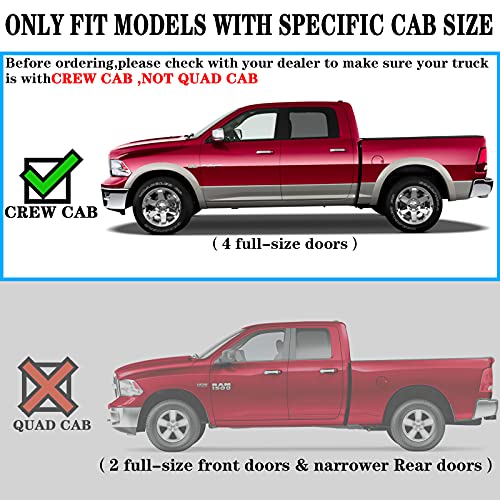 Image of COMNOVA Running Boards for 2019-2026 Dodge Ram 1500 Crew Cab New Body Style