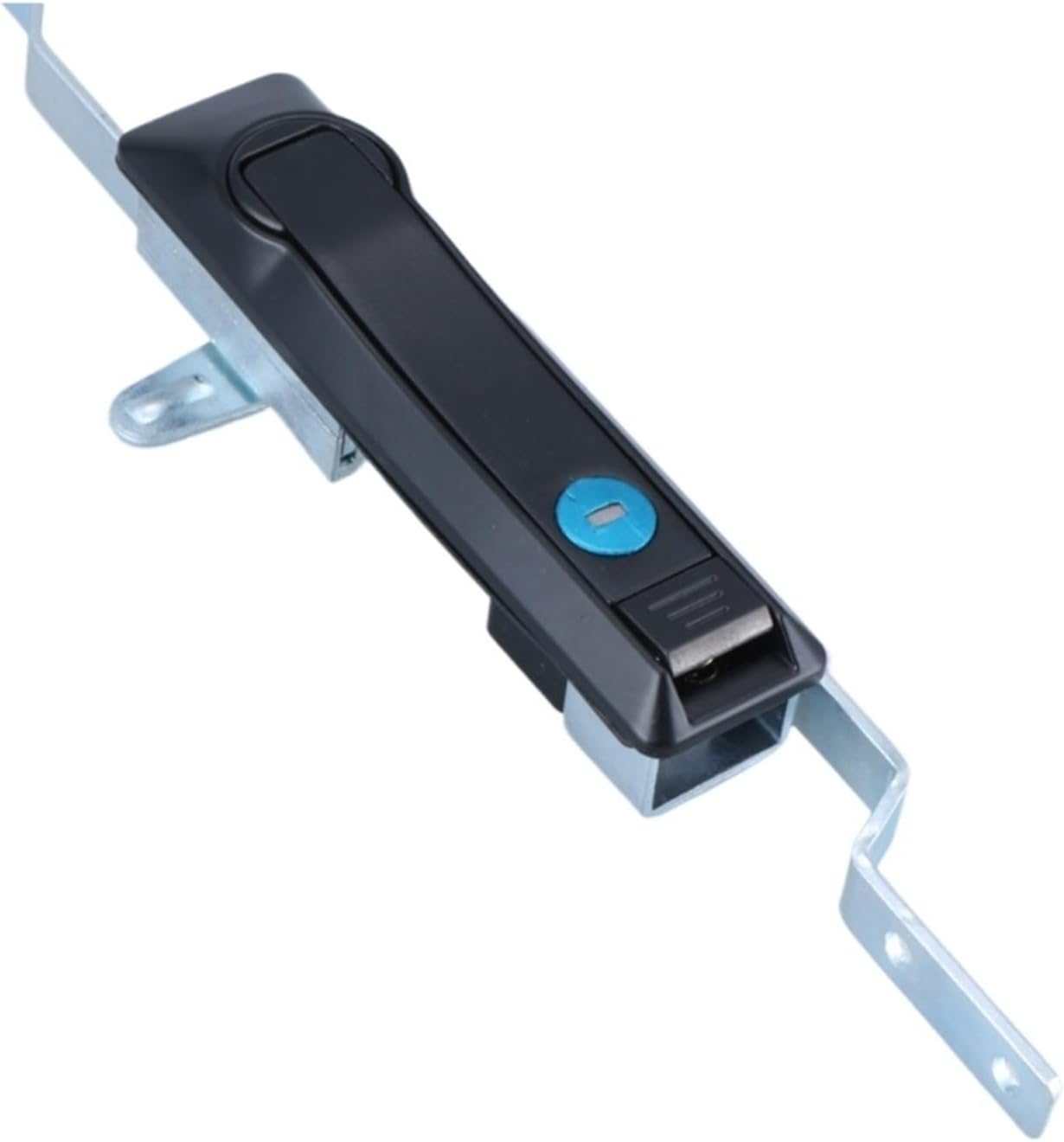 MS828 Connecting Rod Lock High and Low Voltage Switch Electric Cabinet Charging Cabinet Door Locks,Industrial Cabinet Lock(Black)