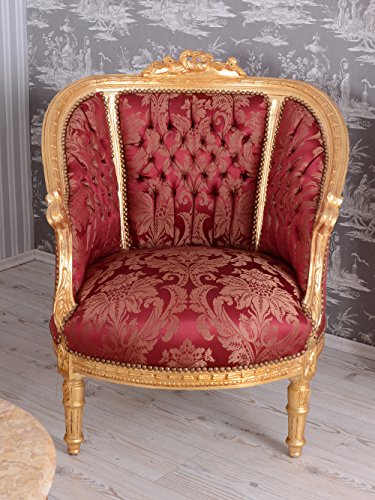 Barock Sofa Sitzgarnitur 2 1 1 Couchtisch Salon Sitzgruppe Set Möbel Wohnzimmer cat502a05 Palazzo Exklusiv – Bild 3