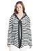 Calvin Klein Performance Women's Plus-Size One-Button Thermal-Stripe Cardigan Sweater