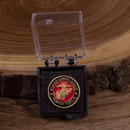 Coins For Anything, Inc Marine Corps League Tie-tack w/Case