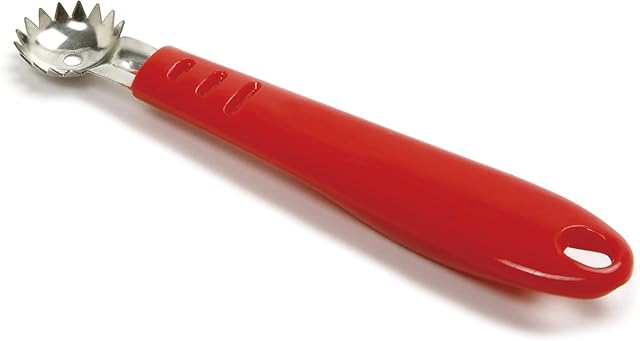 Norpro Stainless Steel Strawberry Huller and Tomato Stem Corer Tool