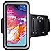 Produktbild CoverKingz Sportarmband für Samsung Galaxy A70 - Armtasche mit Schlüsselfach Galaxy A70 - Sport Laufarmband Handy Armband Schwarz