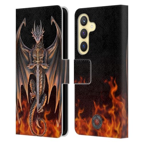 Funda para Samsung Galaxy S24 5G Anne Stokes tipo libro que evita arañazos en la pantalla