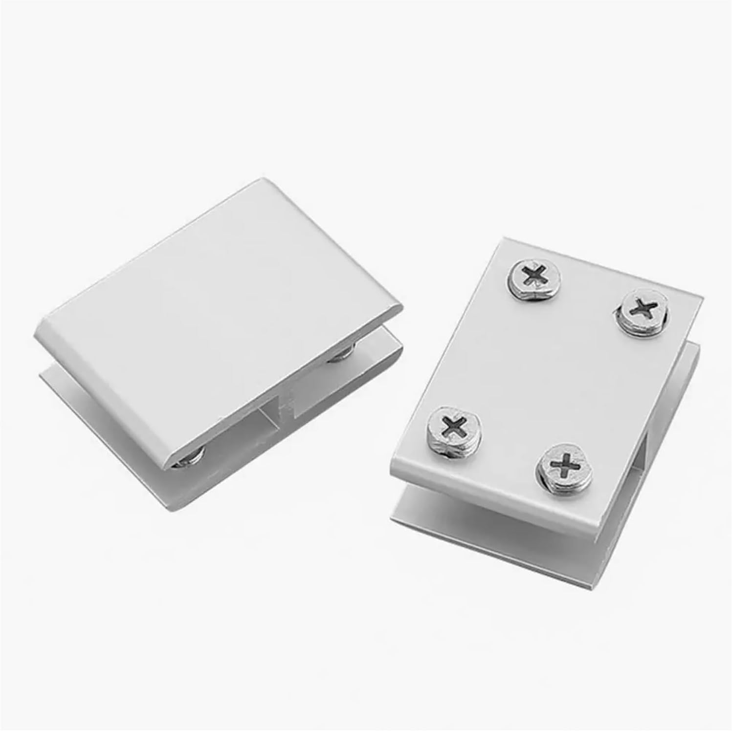 Cabinet Shelf Clips Cabinet Shelf Clips 12Pc Zinc Alloy Thicken Glass Clamp Holder Clip for 6-12mm Display Rack Support Furniture Hardware(Medium-for 8-10mm-1)