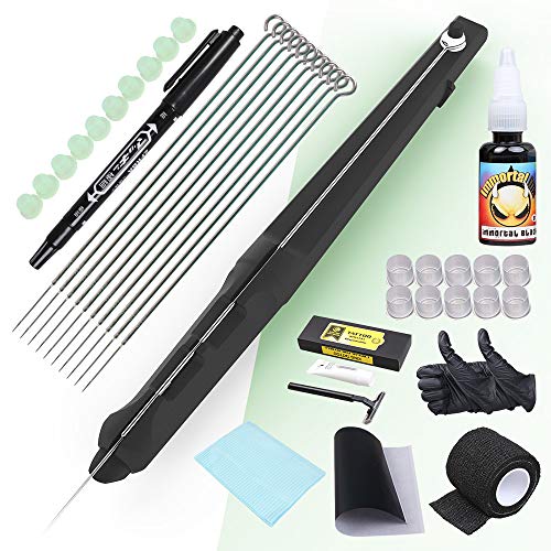 Dragonhawk Hand Poke and Stick Tattoo Kit, DIY Tattoo Supply Ink Needles Set for Tattoo Artists DD-SZ