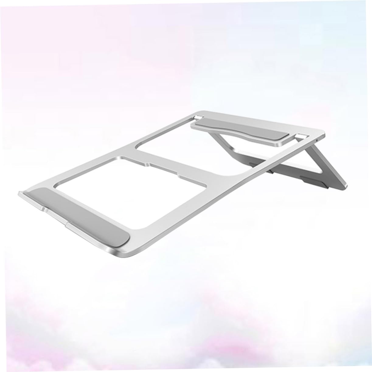 Hemobllo Supporto Pieghevole in Lega Di Alluminio Per Laptop Supporto Ventilato Portatile Staffa Di Raffreddamento Antiscivolo Per Notebook Per Casa Ufficio