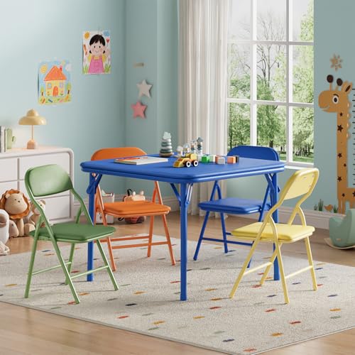 S Set, Folding Activity Table And Chairs Set For Dining Room