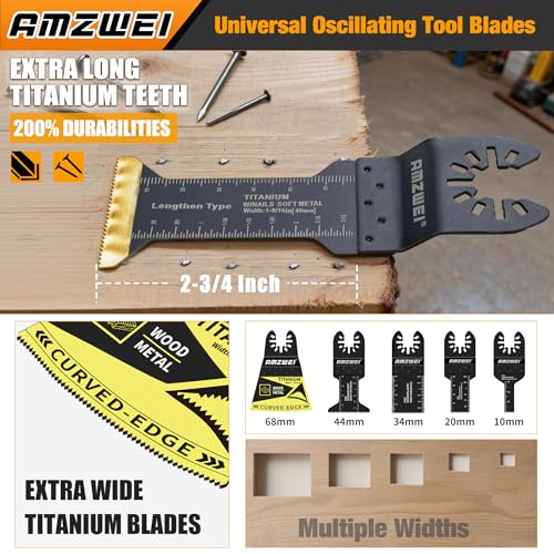 AMZWEI 153PCS Upgraded Blade Kit