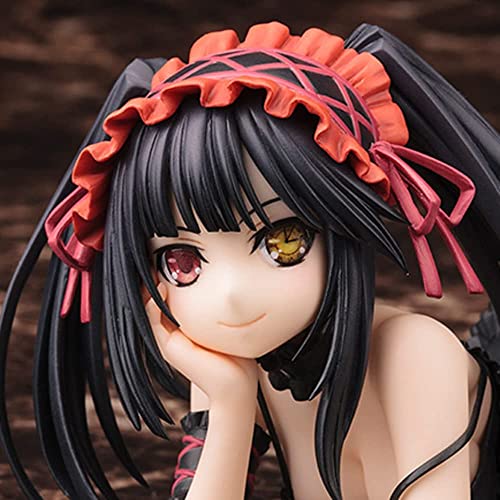 SZDASZ Figura De Anime Fecha Un Kurumi Tokisaki En Vivo 1/7 Posición De Sueño Figura Cómica Decoración De Muñecas Modelo De Recolección De Estatuas Juguete 7.8 Pulgadas / 20 Cm Cover