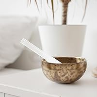 Vista 8 de Cuenco para cantar, mazo de acrílico transparente para tocar meditación de cristal, yoga o baños de sonido