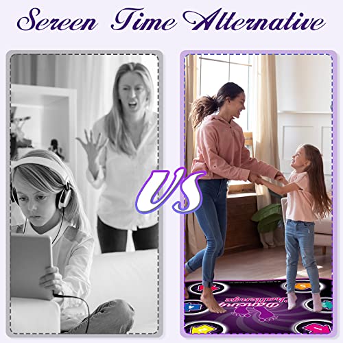 Dance Mat,Light Up Dance Mat For Kids,Dance Pad For Toddlers With Wireless Bluetooth And 5 Game Modes, Floor Dance Game Toy Birthday For Boys Girls Ages 3-12 #TOP6