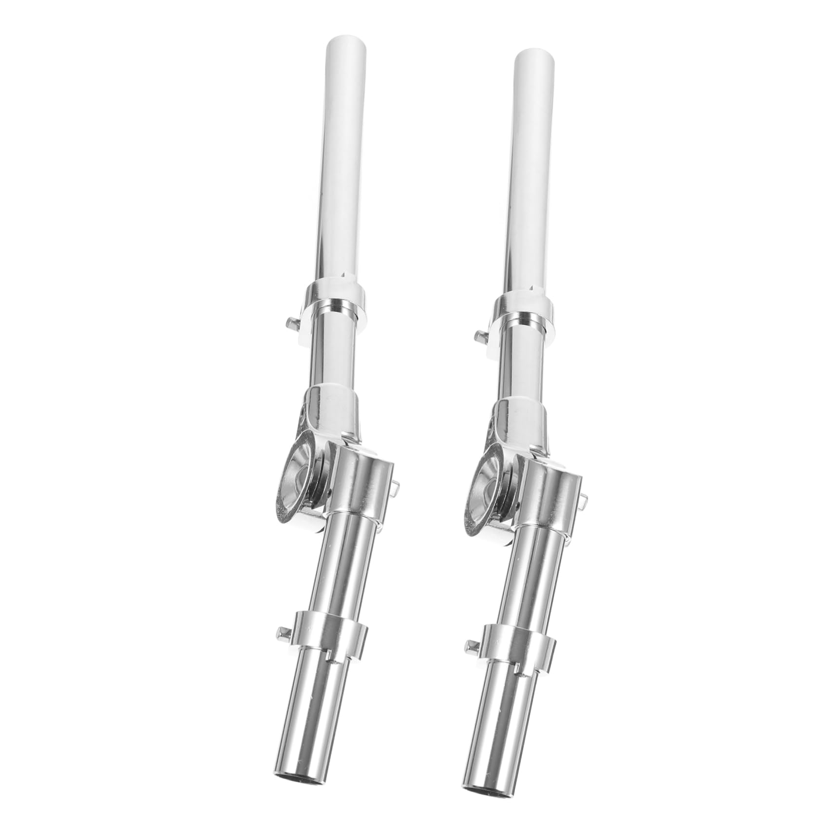 BESPORTBLE 1 Pair Silver Drum Hanging Stand Tom Holder Stand Mount Bracket Drum for Beginners