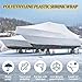 14' X 26.3' Boat Shrink Wrap Polyethylene Plastic Boat Wrap for Winter -7 Mil Boat Shrink Film for Use with Heat Gun, UV Resistance Industrial Shrink Wrap for Protection and Storage, White