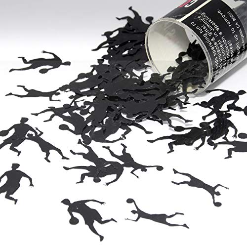 Confetti Basketball Player Black - 4 Half Oz Bags (2 oz) #9404 Q02