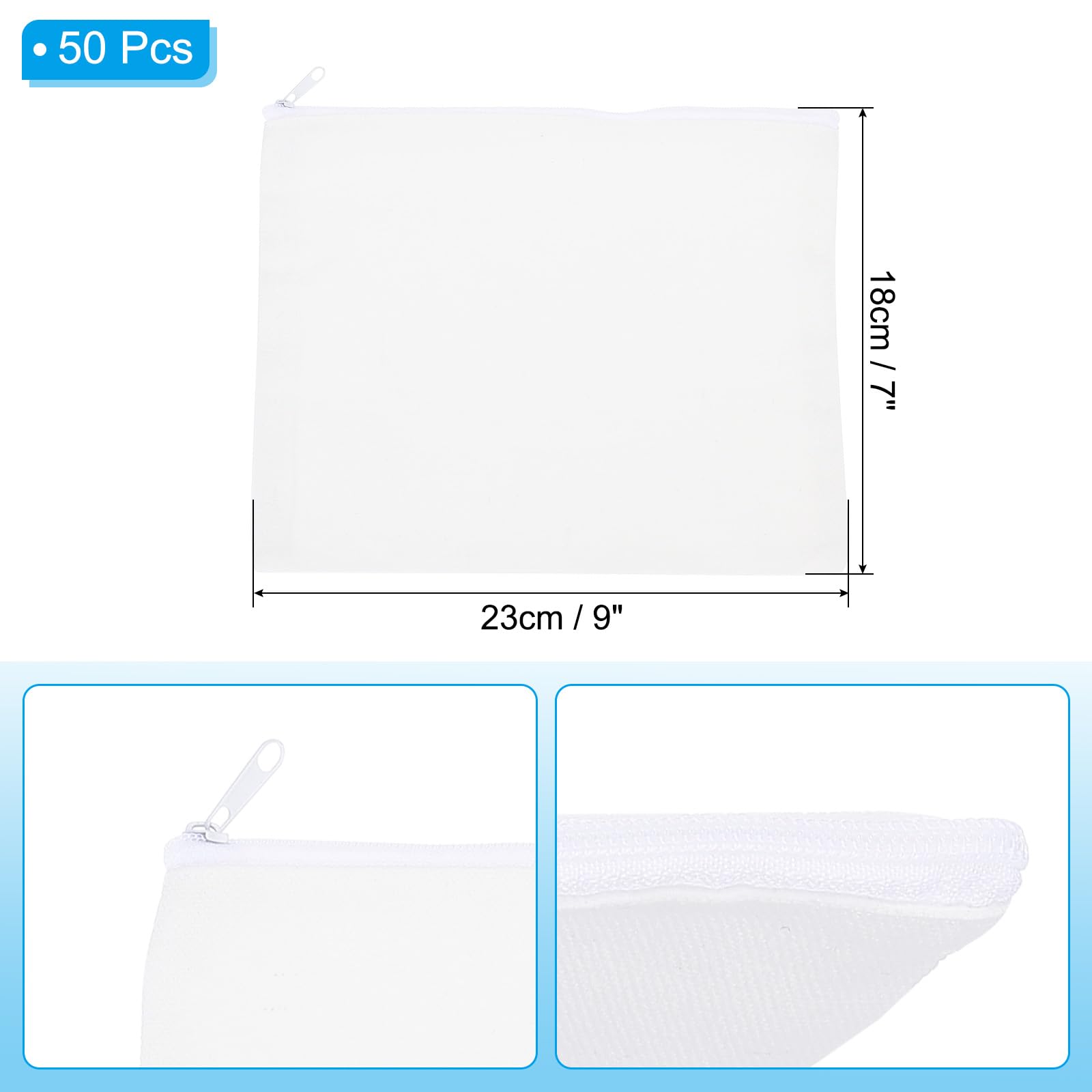 PATIKIL Sublimation Makeup Bags - Image 2