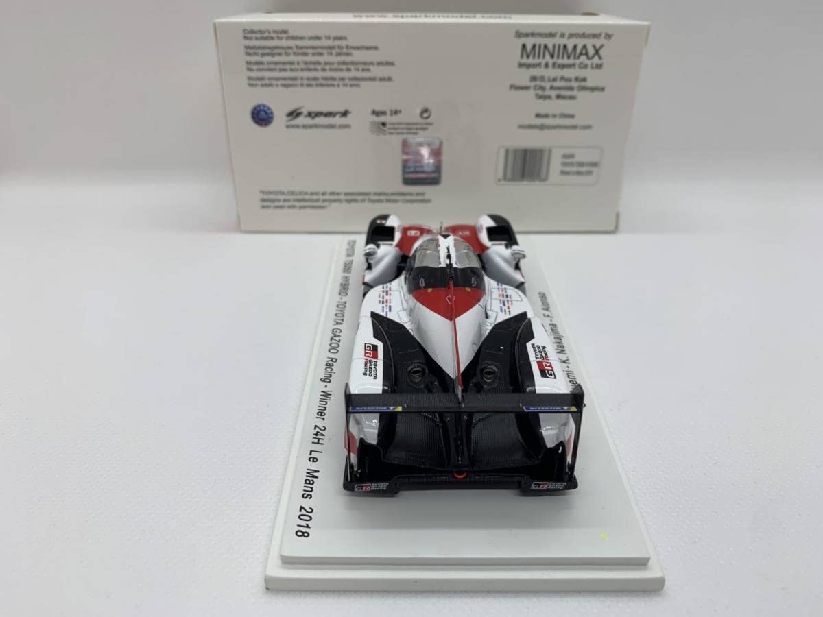 Amazon.co.jp: SPARK 1/43 ミニカー ミニカー TS050 HYBRID TOUOTA