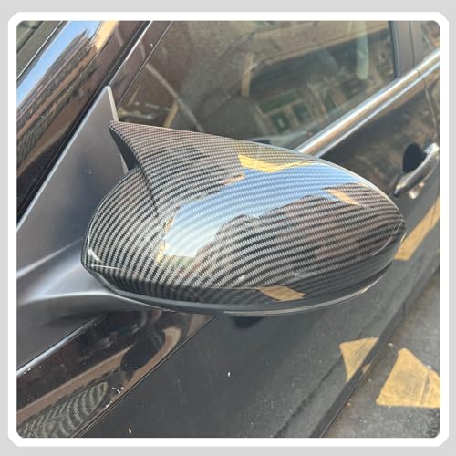 Image of Side Mirror Cover,for Nissan Sentra 2020-2025 /Nissan Altima 2019-2025, Carbon Fiber Side Rear Mirror Covers Body Kit Accessories for Cars.