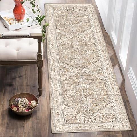 Yamaziot Washable Runner Rug 2x8 Cover