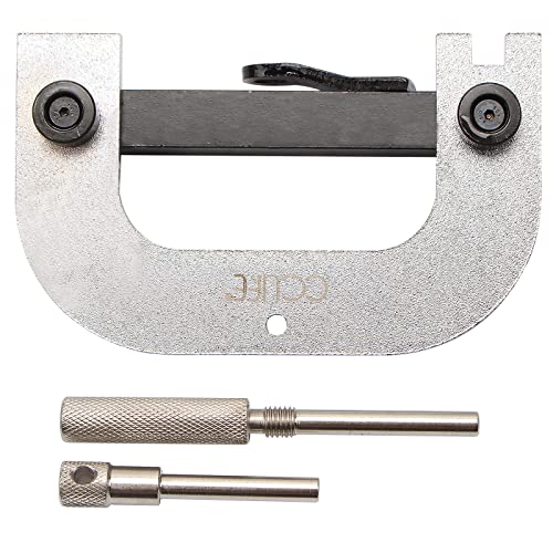 CCLIFE Motor Einstellwerkzeug Satz für Kompatibel mit Renault Nissan Opel 1.4 1.6 1.8 2.0 16V Zahnriemen Einstellwerkzeug & Nockenwellen Arretierwerkzeug Kompatibel mit Clio Megane Laguna Vivaro