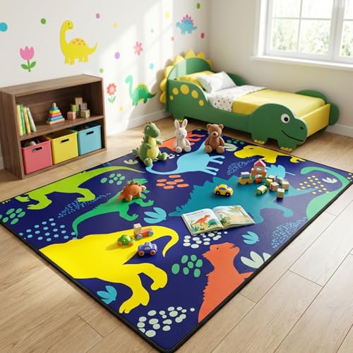 Dinosaur Rug - Dinosaur Rugs for Boys Bedroom Cartoon Dino