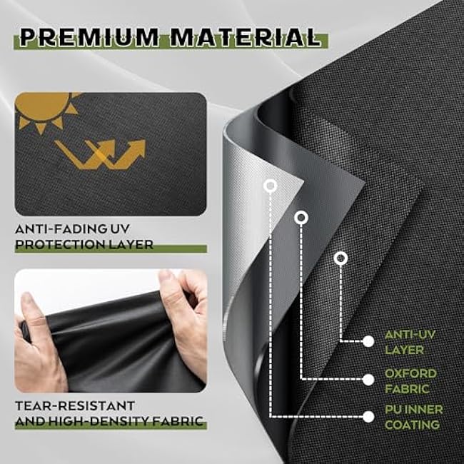 Squat Rack Cover, Waterproof Power Cage Cover, Protective Squat Cage Cover for Home Gym, Outdoor Power Rack Cover/Gym Rack Cover/Weight Lifting Rack Cover/Smith Machine Cover