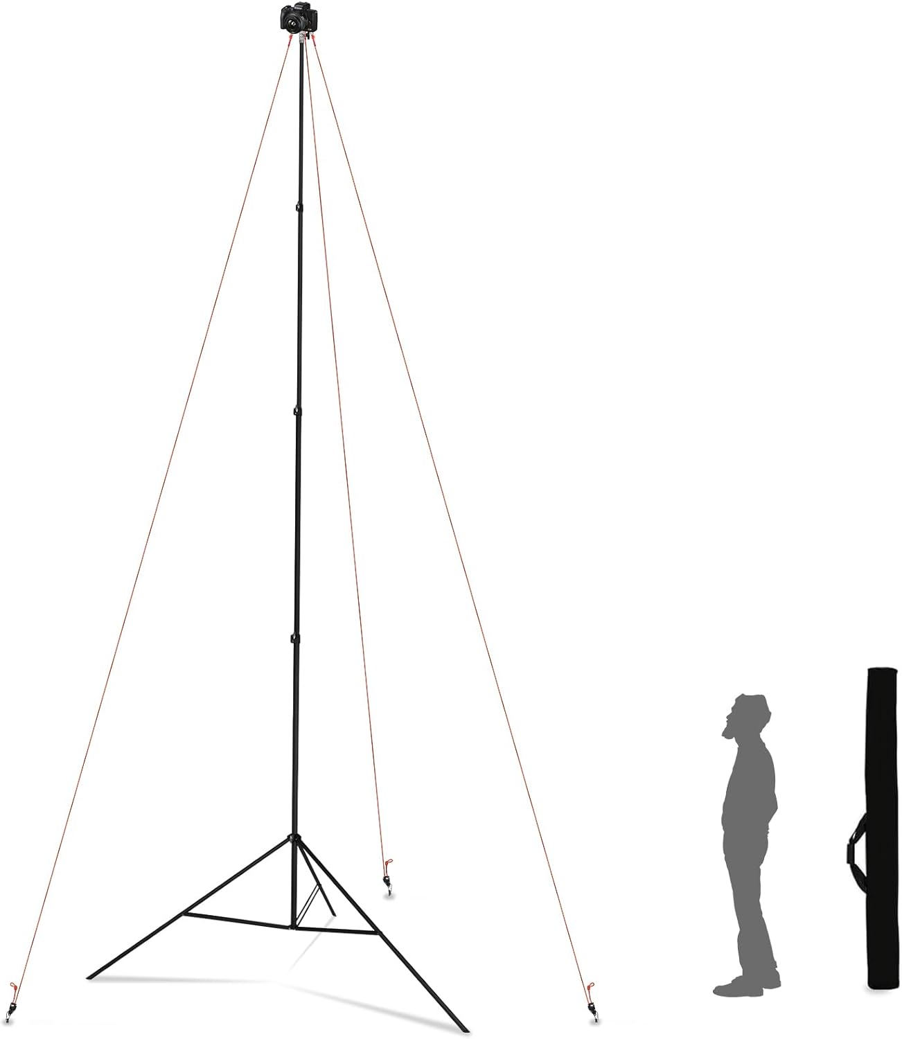 20FT Tripod Stand - Heavy Duty Aluminum Telescoping Light Stand