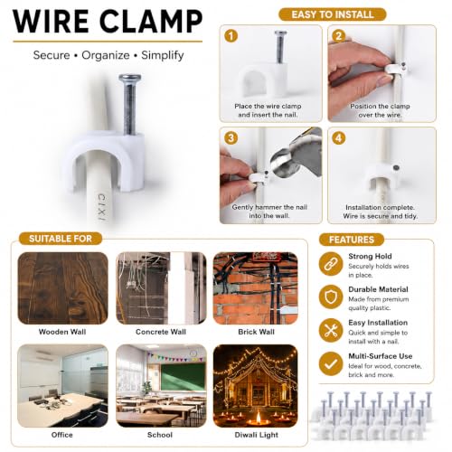Image of By inchVP INDUSTRIES inch (221 Pcs) Home Fix Kit | All-in-One Hardware Accessories Kit for Home, Office & Factory | Screws, Wall Plugs, Wire Clamps, Concrete Nails & More