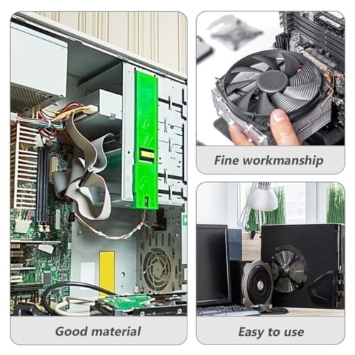 Ventilador de CPU Milisten con núcleo de cobre y aluminio para refrigeración silenciosa en PC 7