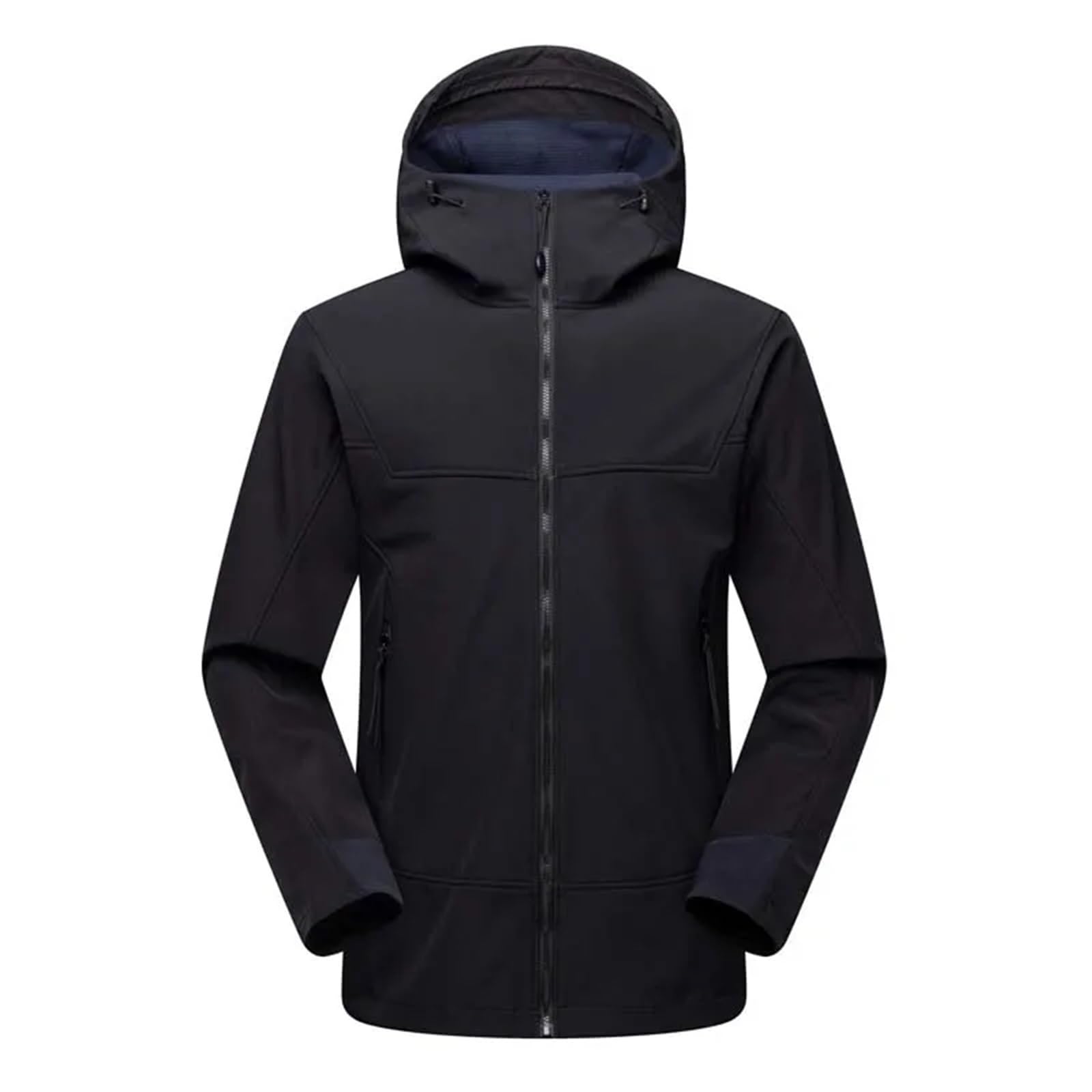 Chaquetas de senderismo softshell for hombre, for deportes al aire libre, acampada, escalada, viajes, cortavientos con capucha, impermeables, for lluvia Para Hombre