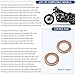 GOLKNHA 39mm Fork Seals Rebuild Kit For Dyna Wide Glide Sturgis Police Low Rider Sportster 883 1200 Sport Glide Low Rider Iron 883 Forty Eight 1988-2015 OEM#495607