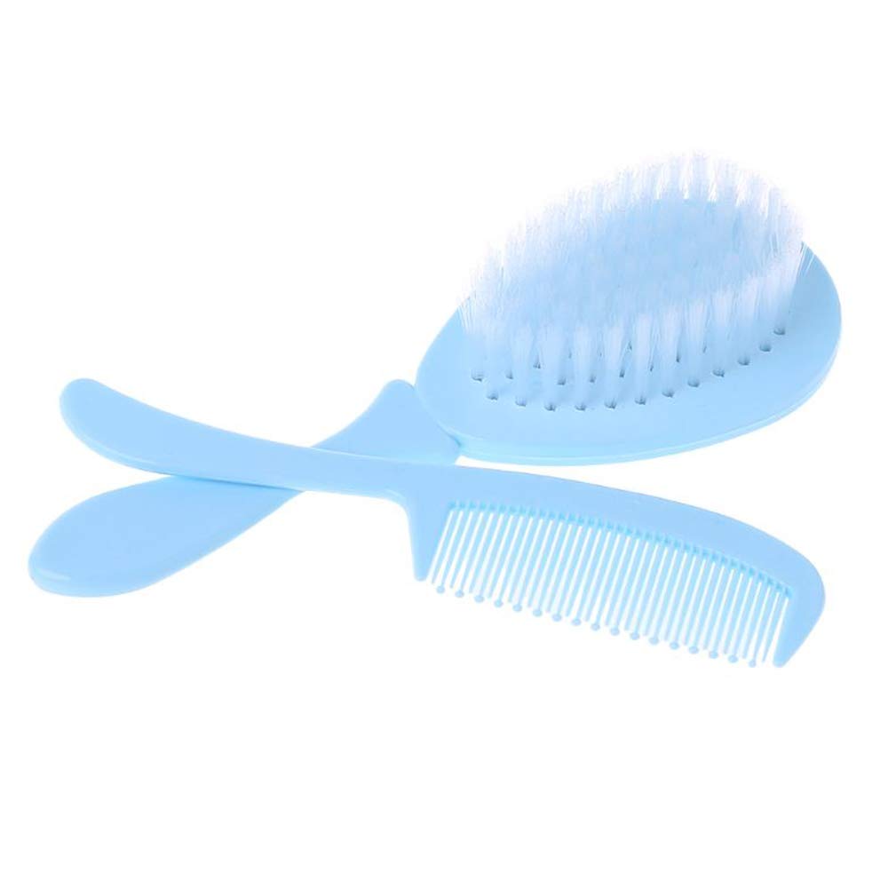 IKAAR Baby Brush and Comb Set Cute Safety Bathing Soft Care Brush Comb Set Infant